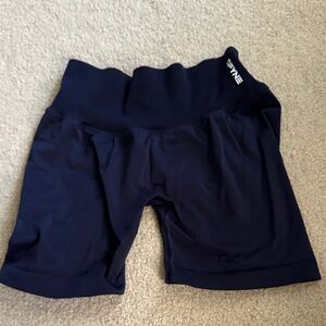 Navy Blue DFYNE defy shorts
